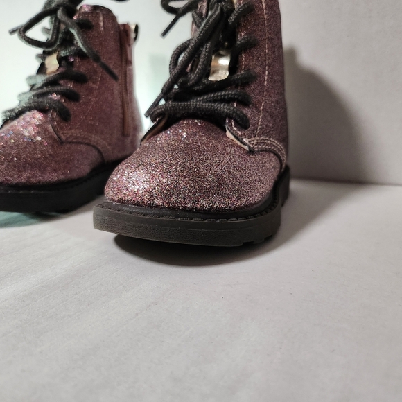 Carter Toddler Glitter lace-up boots - Picture 3 of 8